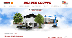 Desktop Screenshot of brauergruppe.de
